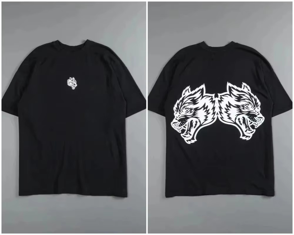 Streetwear Brand Marketing - Kaos Retro Black Wolf Head High