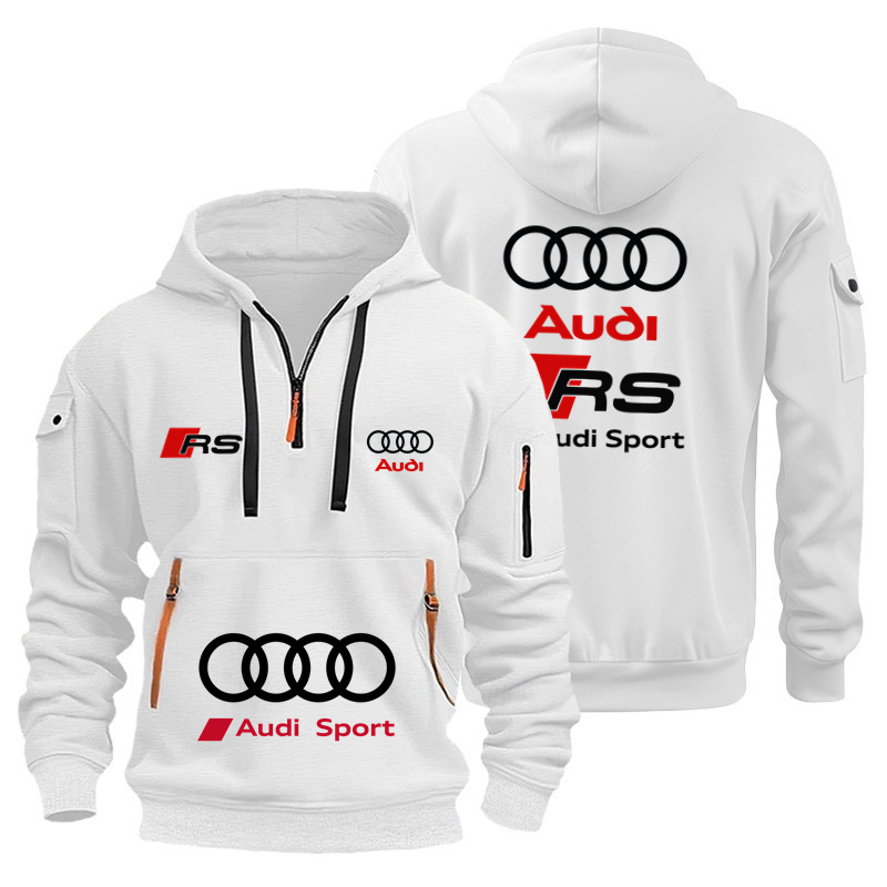Brand Of Streetwear - Hoodie Balap Motor Unisex Merek Audi,