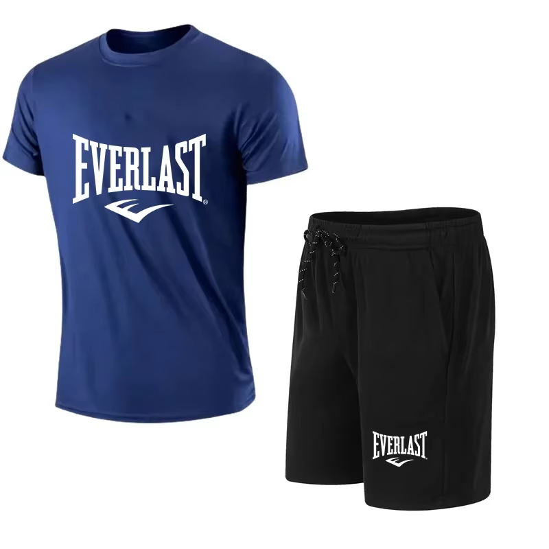 Streetwear Brand Shorts - EVERLAST Kaus Pria + Celana Pendek