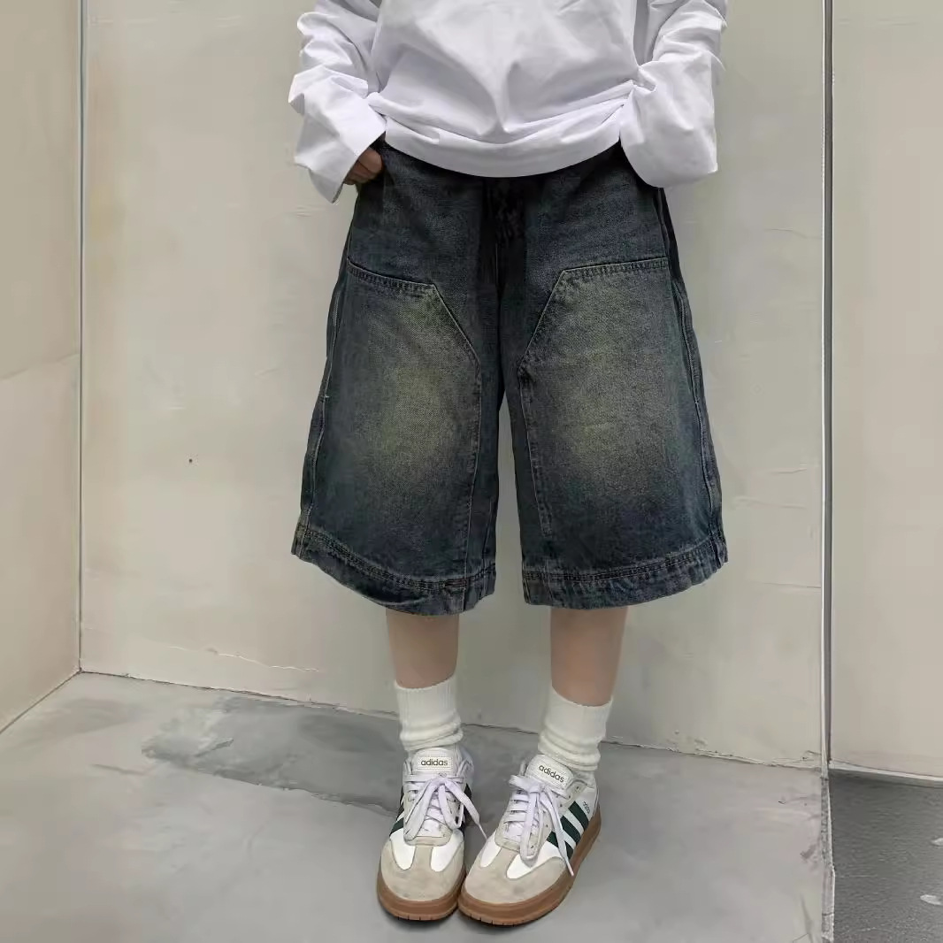 Streetwear Brand Shorts - Celana Pendek Jeans Baggy Vintage Y2K