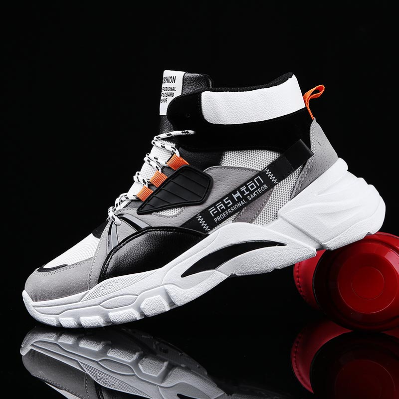 Streetwear Brand Drops - Hightop Musim Panas Pria Sepatu Olahraga