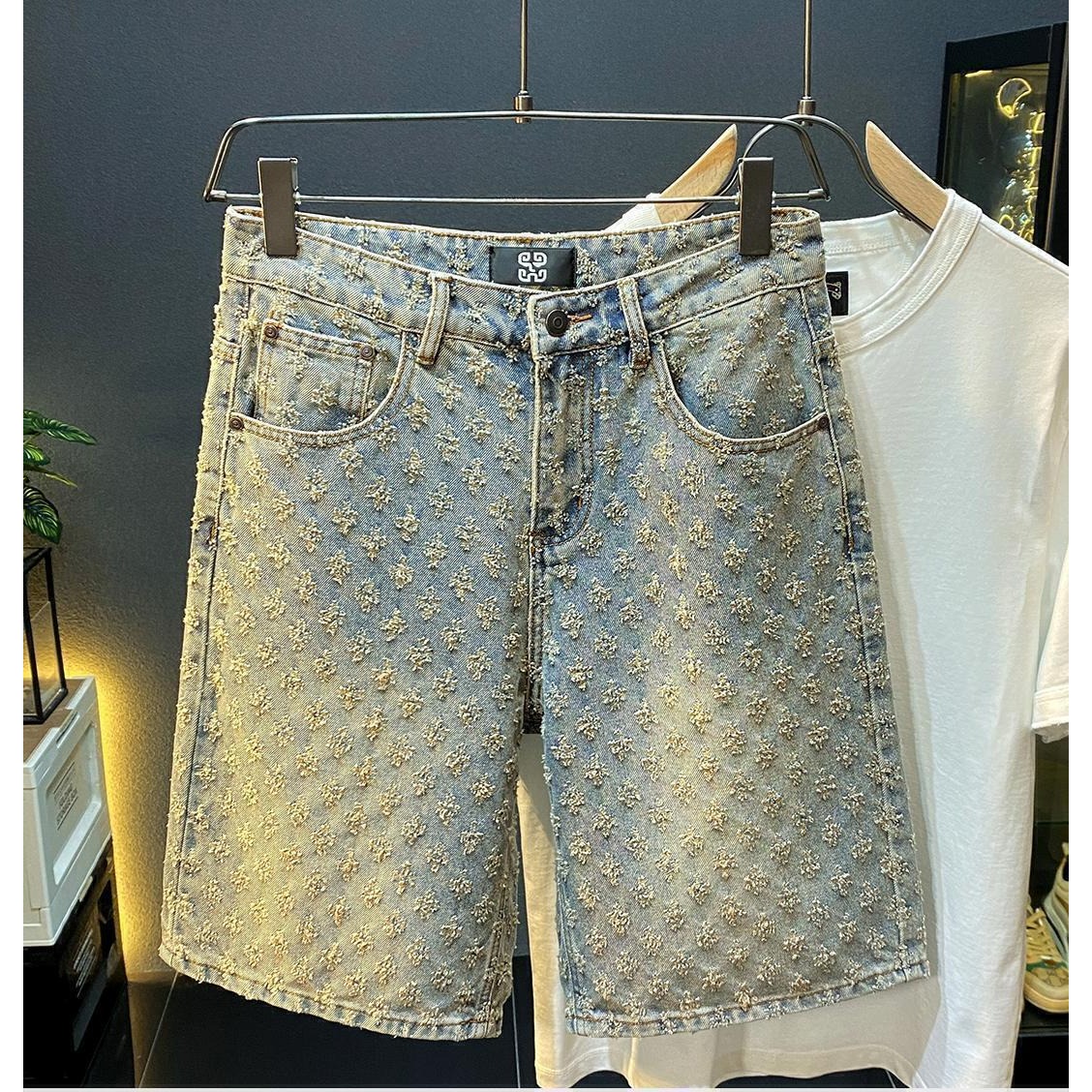 Streetwear Brand Shorts - Celana Pendek Denim High Street Musim