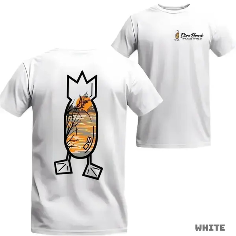 Streetwear Brand Graphics - Kaos, Kaos Logo Pemandangan Matahari Terbenam,
