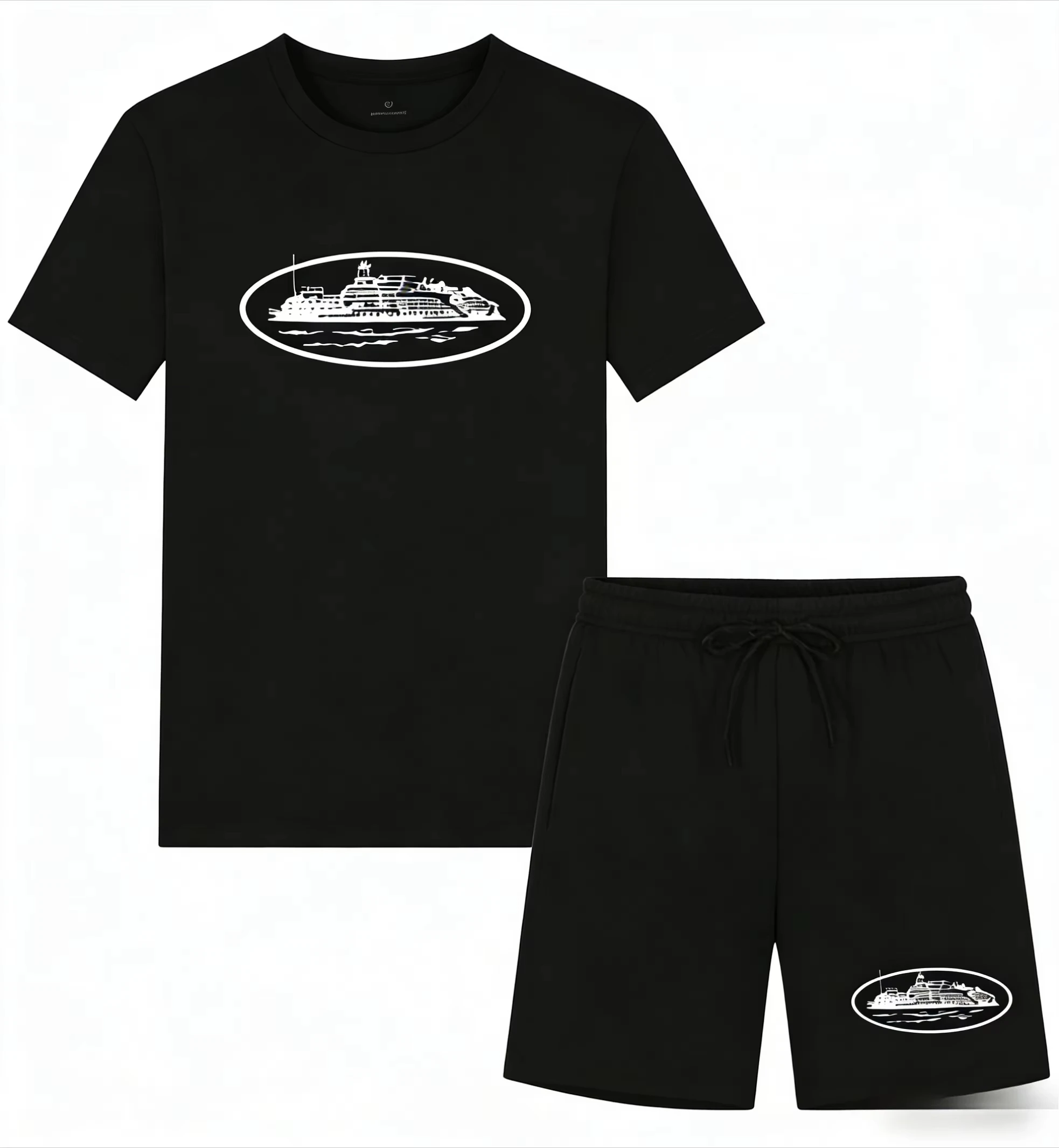 Streetwear Brand Shorts - Kaos dan Celana Pendek Motif Perahu