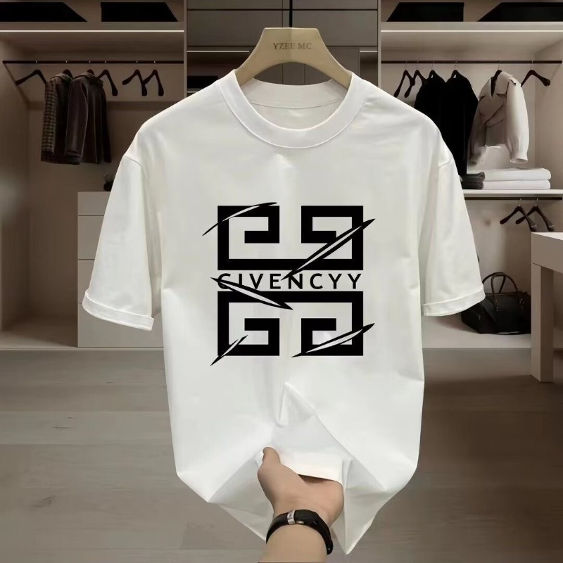 Streetwear Brand Logos - Kaos Pria 2026Men's GIVENCY dengan Cetakan