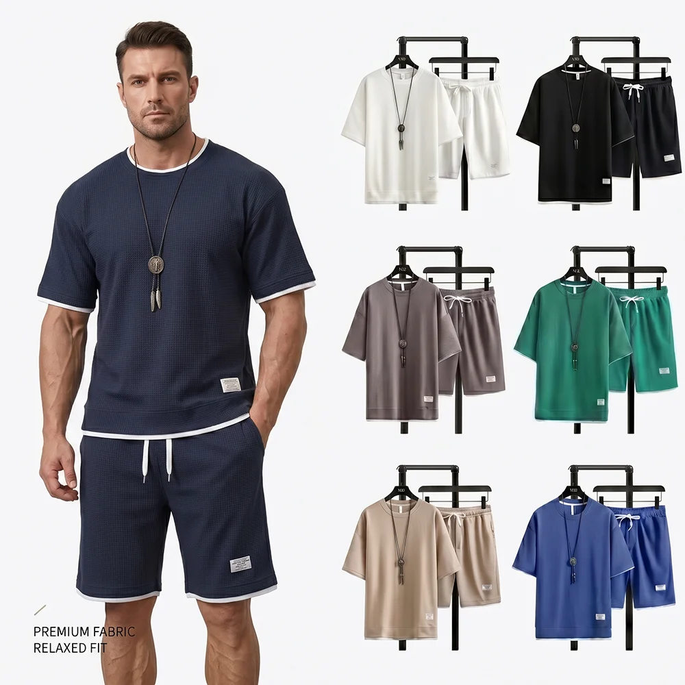 Setelan Olahraga Pria Musim Pa - Streetwear Brand Shorts ulasan dan harga