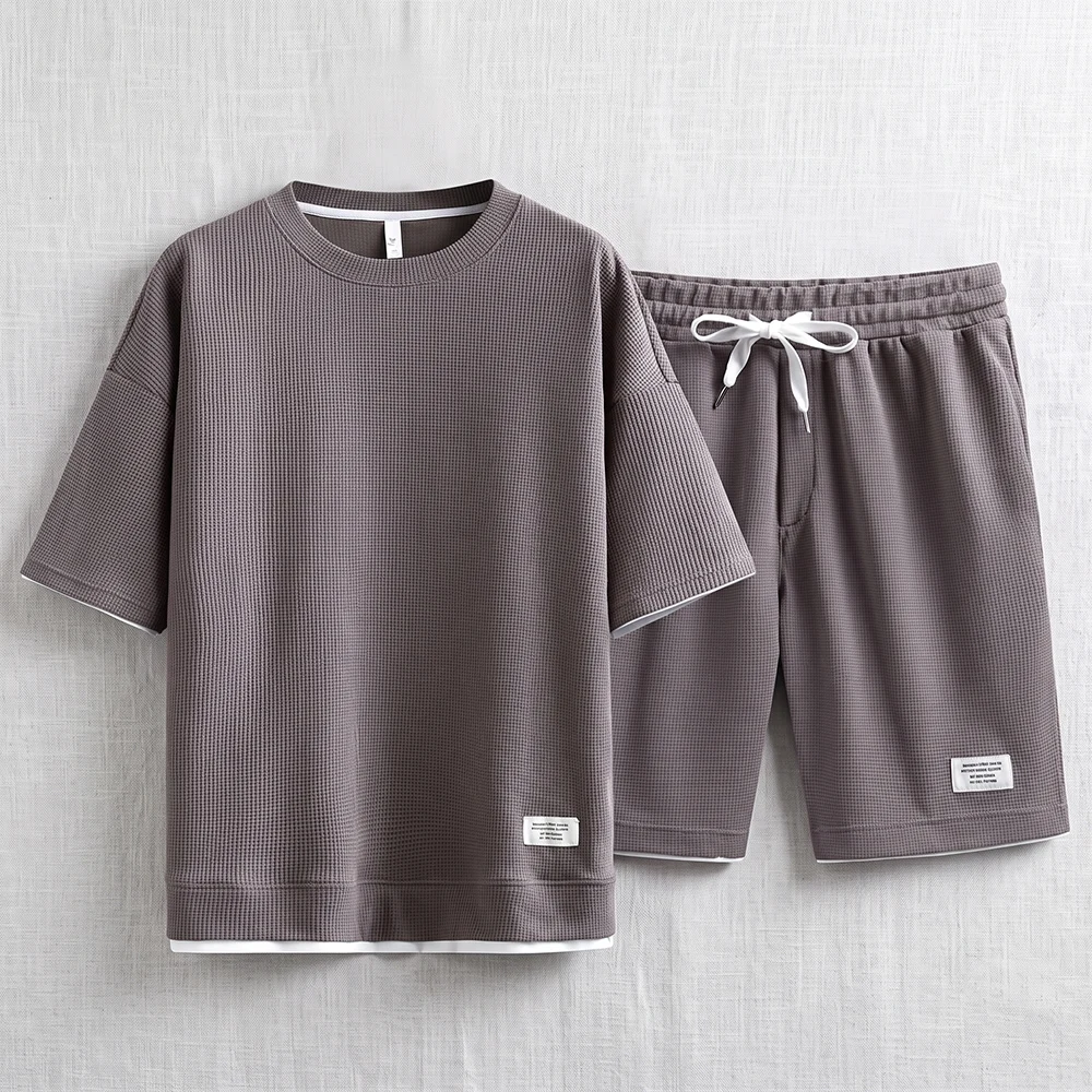 Setelan Olahraga Pria Musim Pa - Streetwear Brand Shorts ulasan dan harga