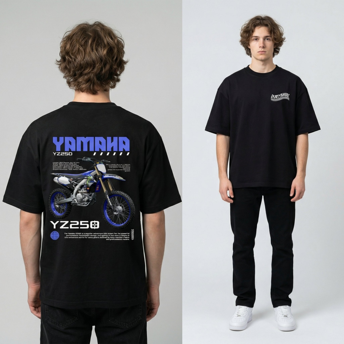 Kaos Merek Sepeda Motor Yamaha - Streetwear Brand Graphics ulasan dan harga