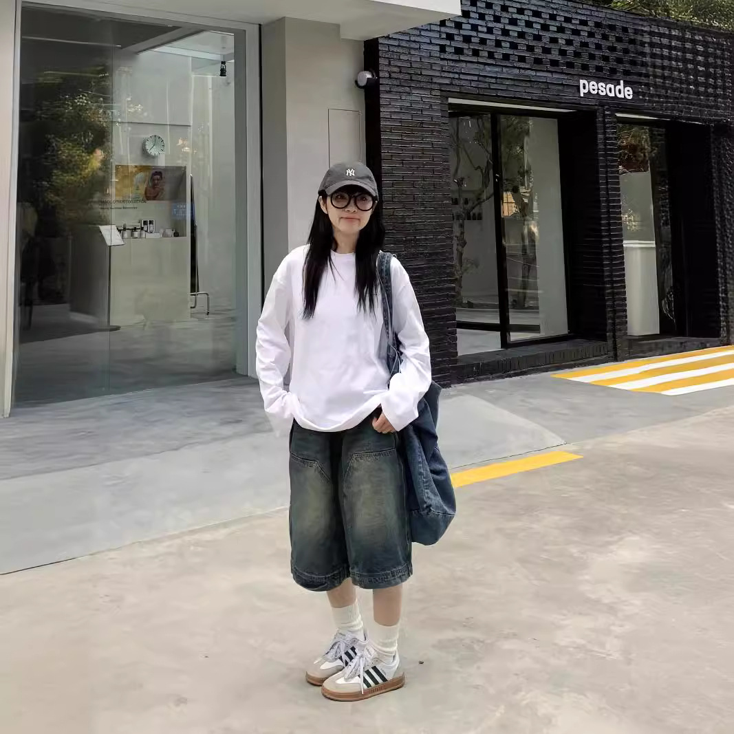 Celana Pendek Jeans Baggy Vint - Streetwear Brand Shorts ulasan dan harga
