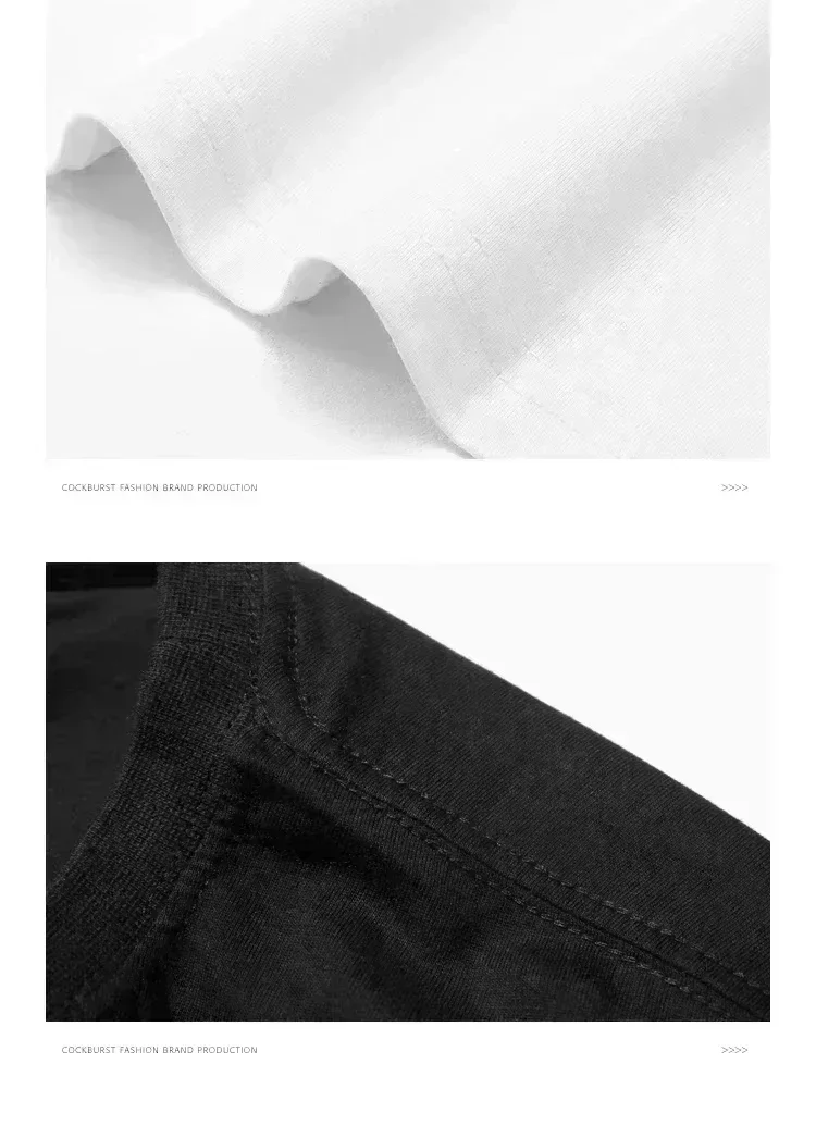 Kaos pria 100% katun murni mer - Quality Streetwear Brand ulasan dan harga
