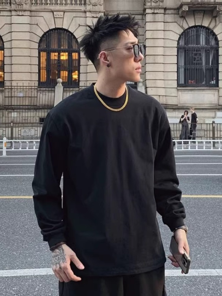 Kaos Lengan Panjang Katun Murn - Streetwear Brand Drops ulasan dan harga