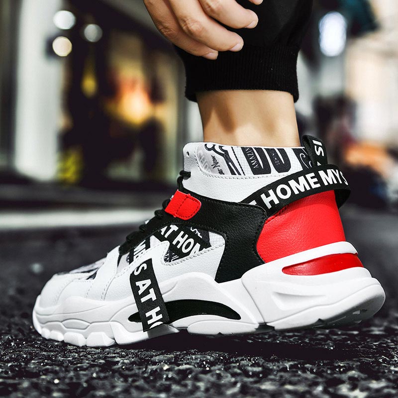 Sneakers Pria Chunky Atasan Ti - Streetwear Uomo Brand ulasan dan harga