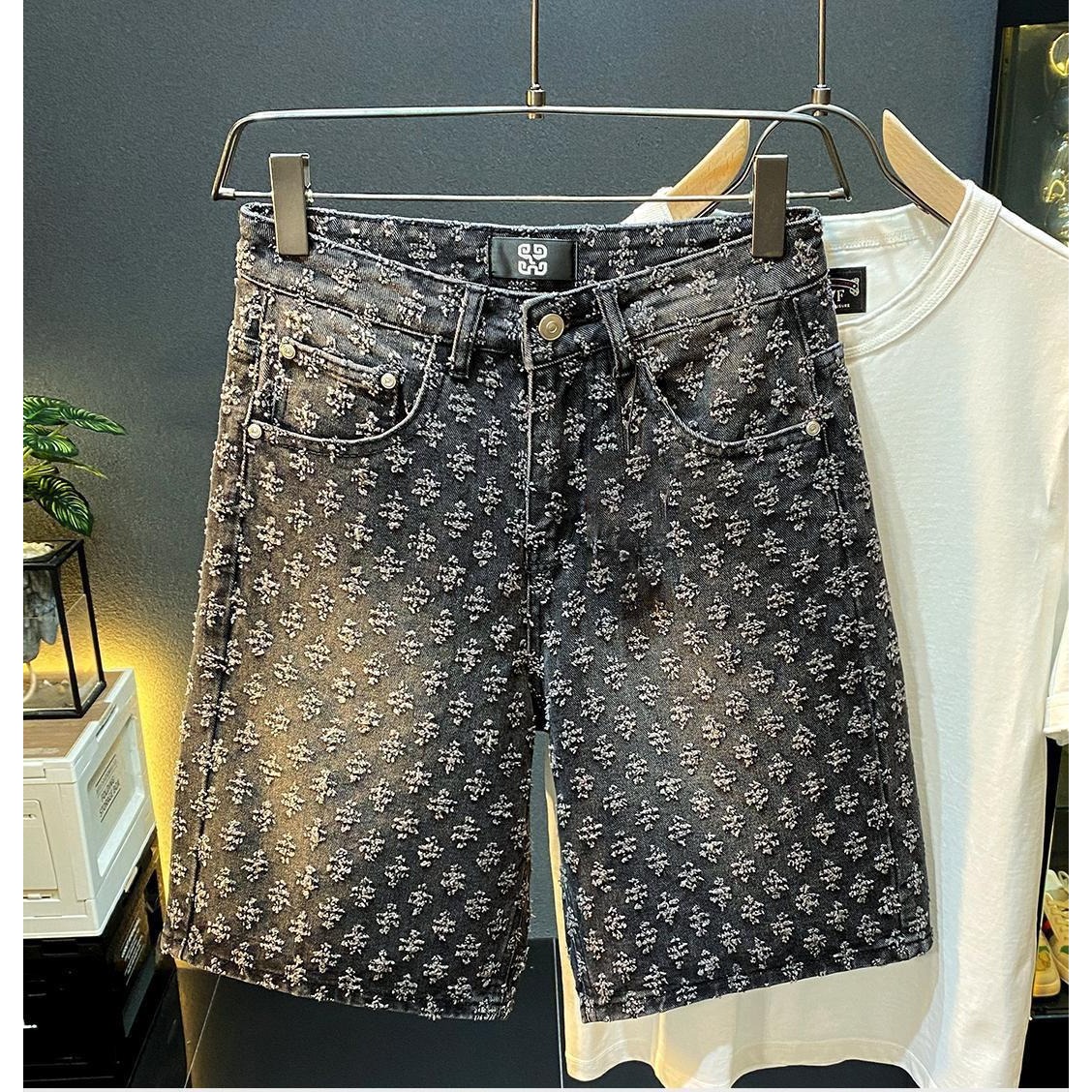 Celana Pendek Denim High Stree - Streetwear Brand Shorts ulasan dan harga