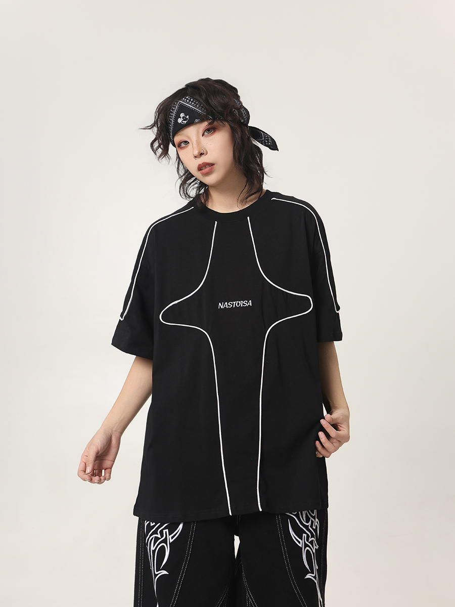 BETEBULE Kaus BF Longgar Pria  - Streetwear Brand Drops ulasan dan harga