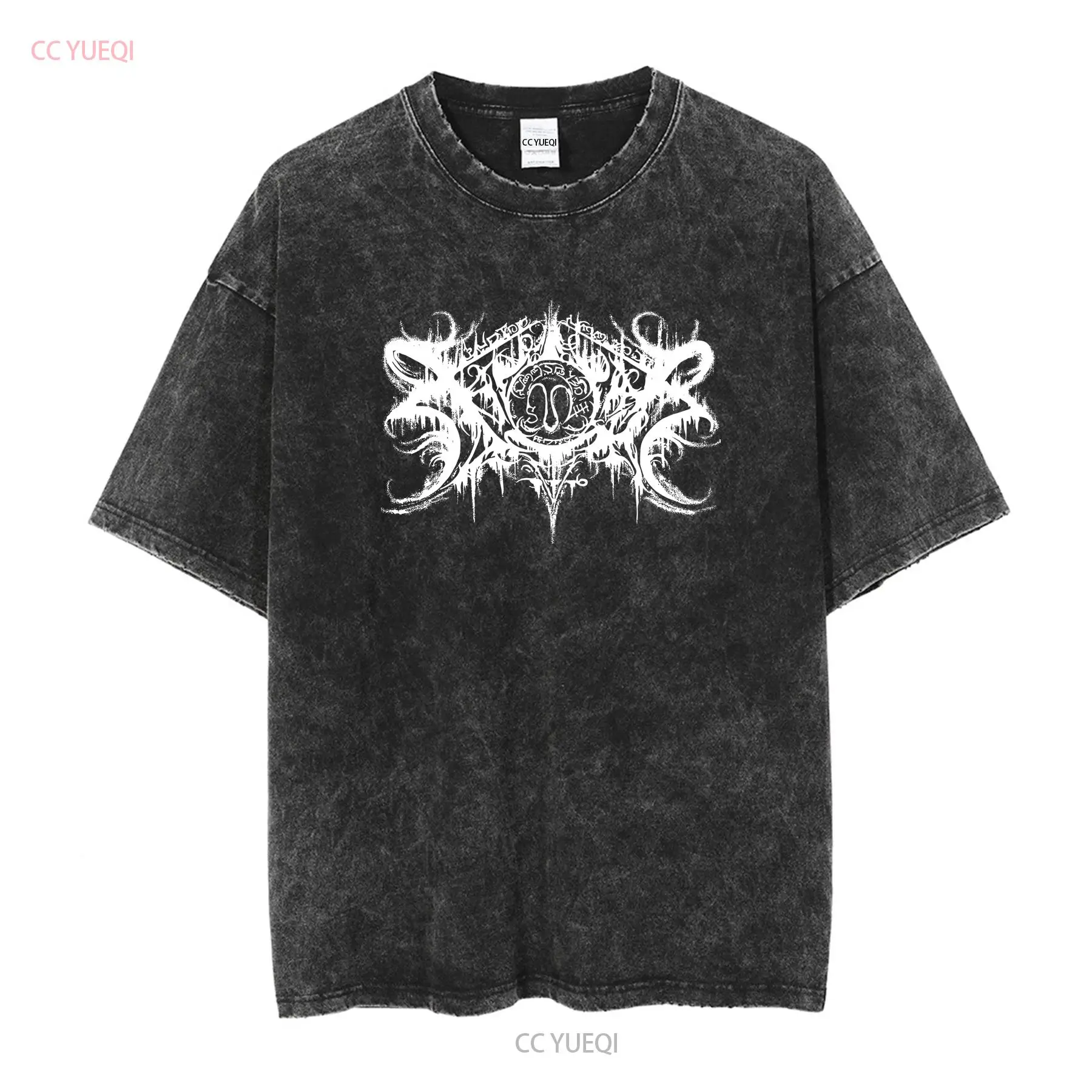 XASTHUR Kaus Baru Hitam Metal  - Brand Of Streetwear ulasan dan harga