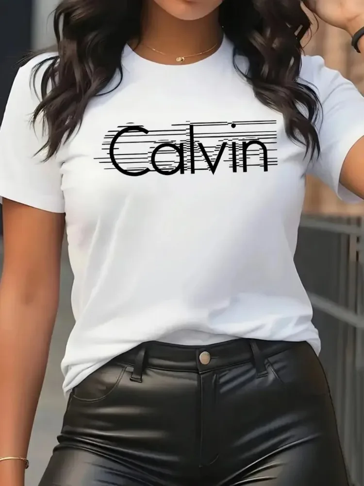 Kaos Wanita Calvin Kaos Katun  - Quality Streetwear Brand ulasan dan harga