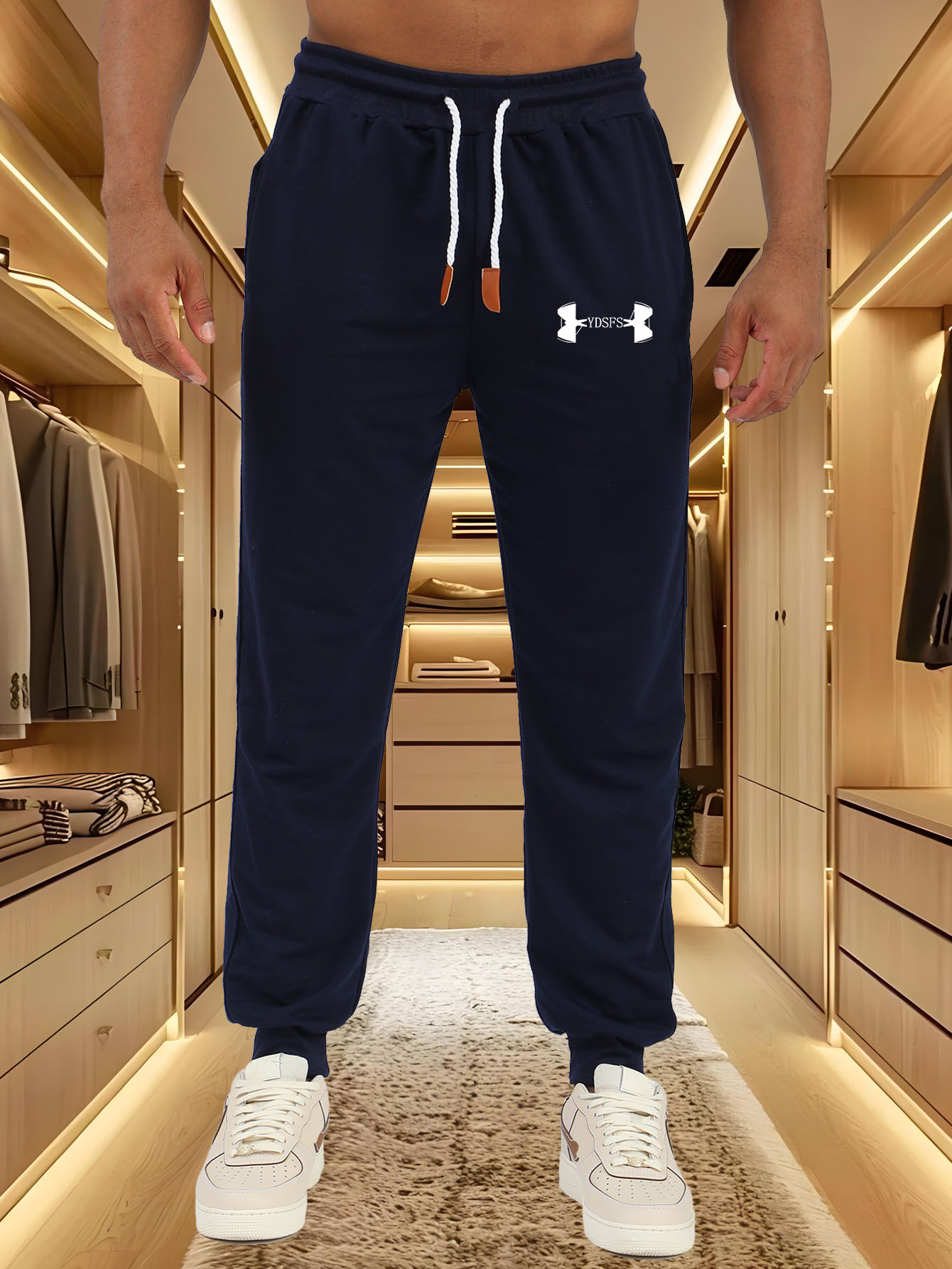 Celana Jogger Pria Sport Berme - Streetwear Brand Logos ulasan dan harga