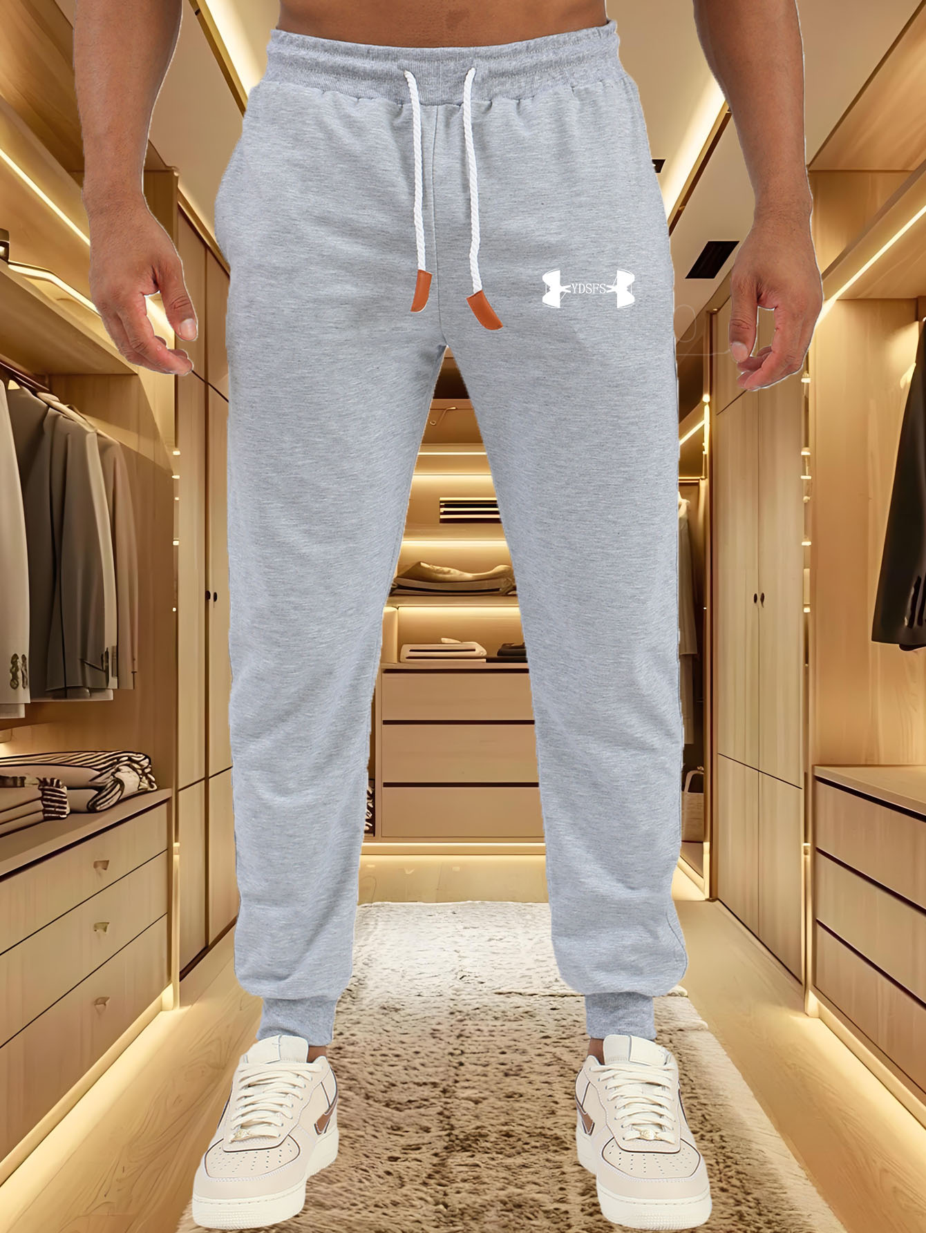 Celana Jogger Pria Sport Berme - Streetwear Brand Logos ulasan dan harga