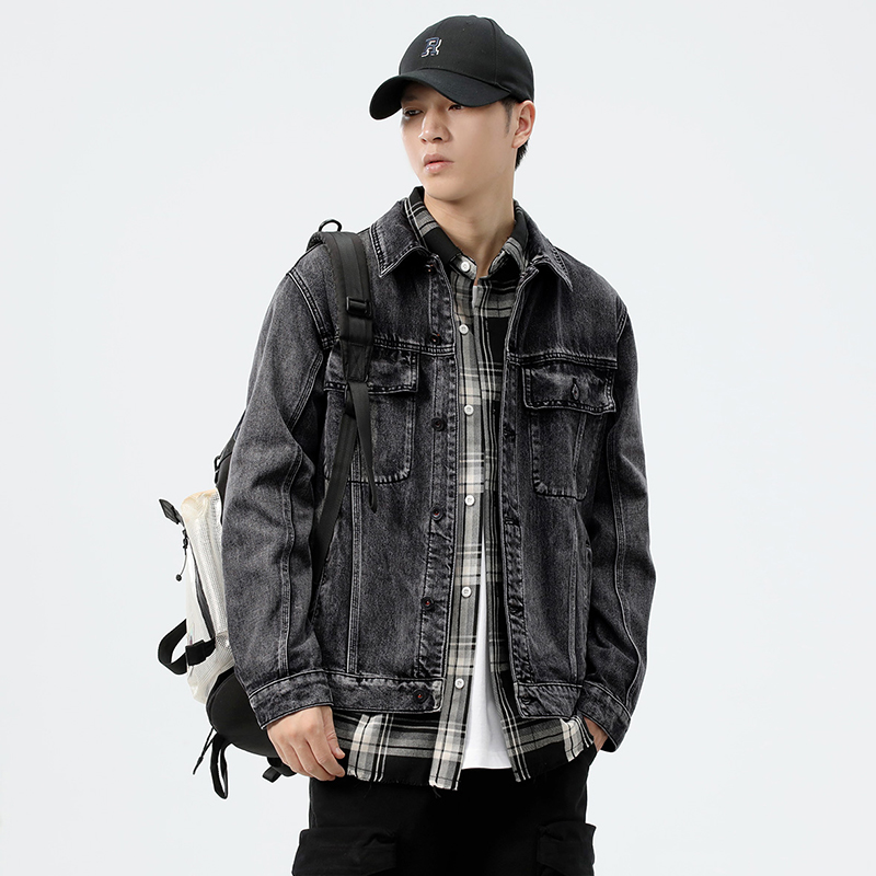 Jaket Denim Pria Model Longgar - Brand Of Streetwear ulasan dan harga