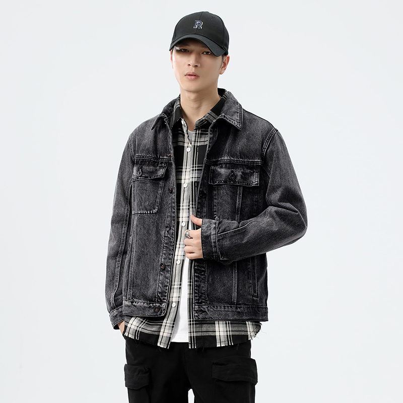 Jaket Denim Pria Model Longgar - Brand Of Streetwear ulasan dan harga