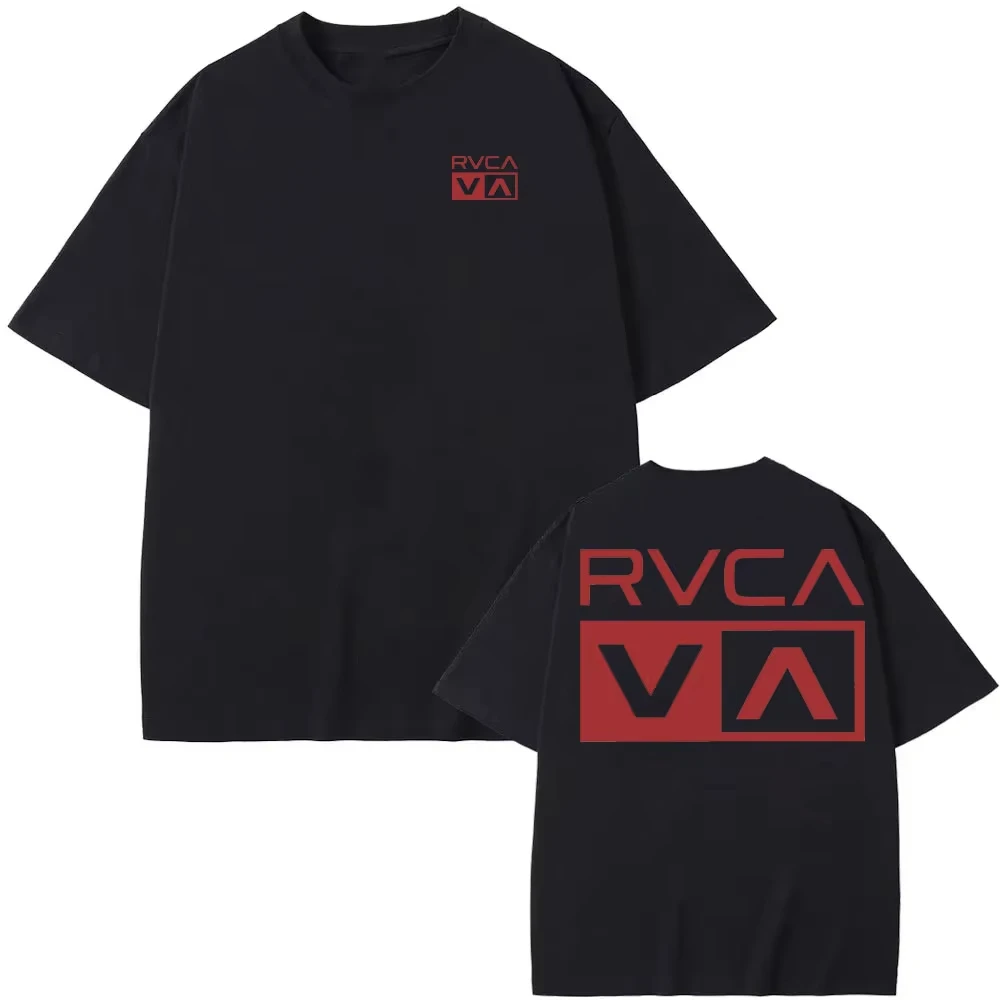 RVCA T Shirt Hitam Tee Musim P - Streetwear Brand Marketing ulasan dan harga
