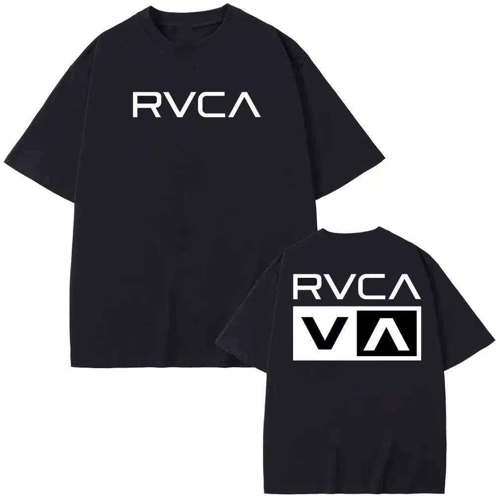 RVCA T Shirt Hitam Tee Musim P - Streetwear Brand Marketing ulasan dan harga